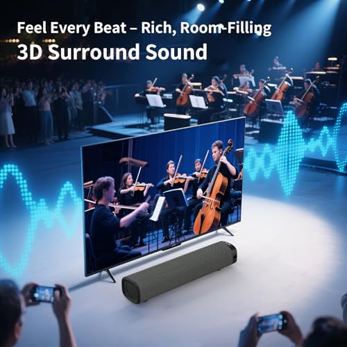 50W Bluetooth Soundbar with 3D Surround Sound P9091