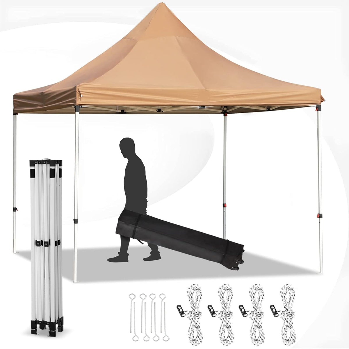 10'x10' Instant Canopy Tent with Roller Bag O1853
