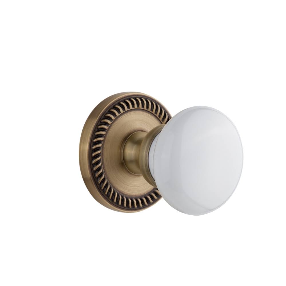 Vintage Brass Single Dummy Rosette with Knob R316