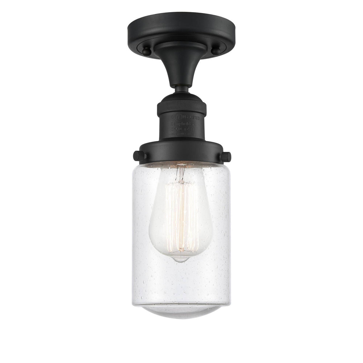Brushed Satin Nickel Semi-Flush Mount Light T794166