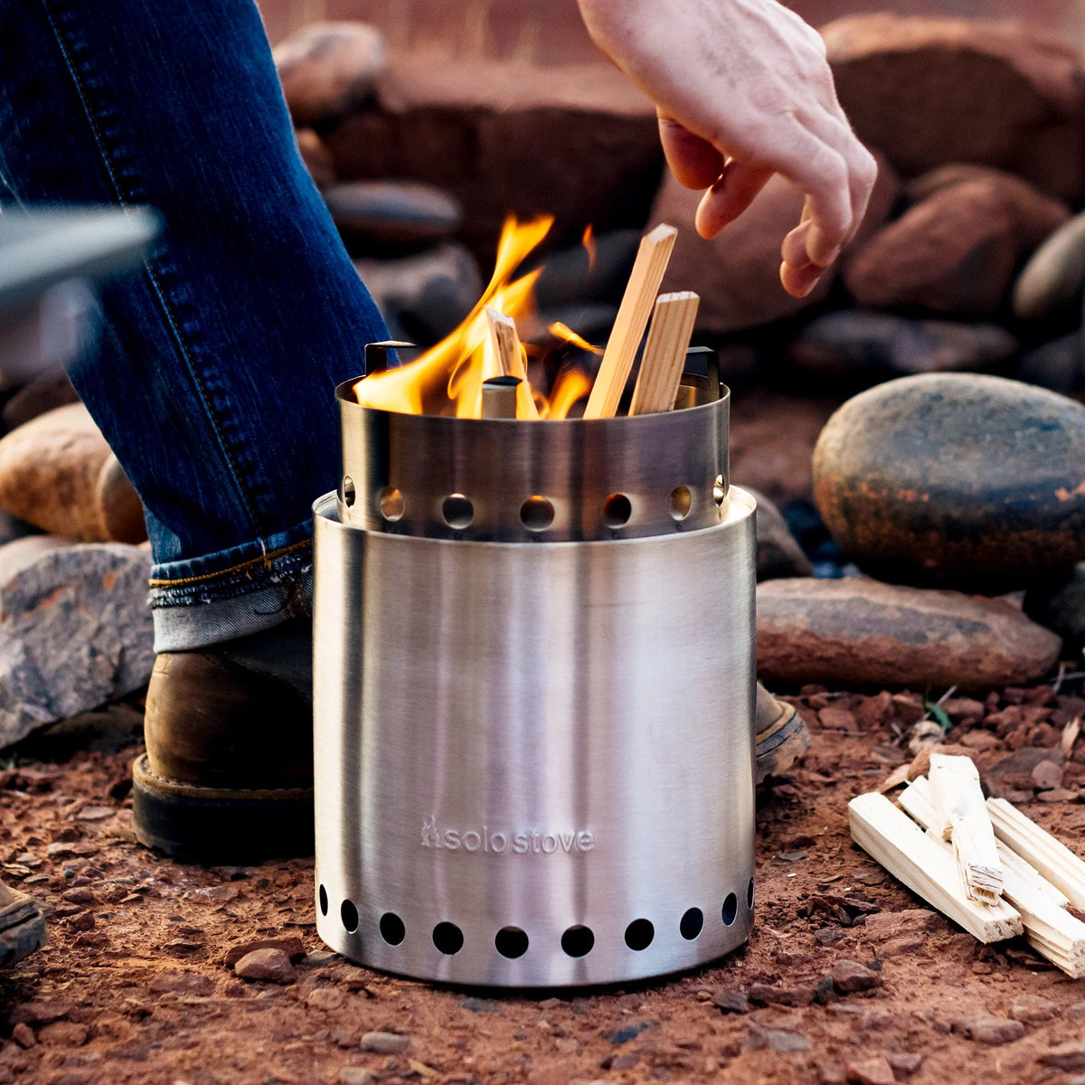 Portable Wood Burning Camping Stove I96461