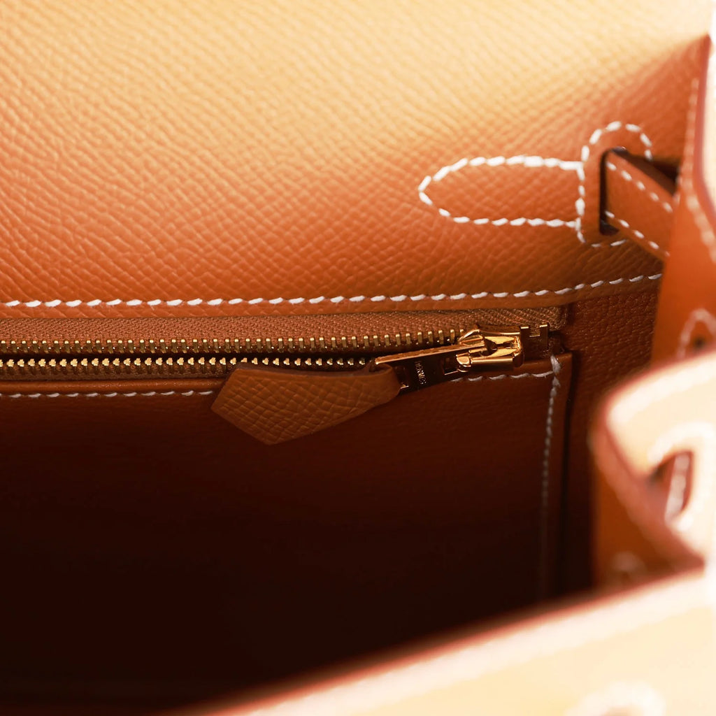 Gold Epsom Leather Handbag L15236