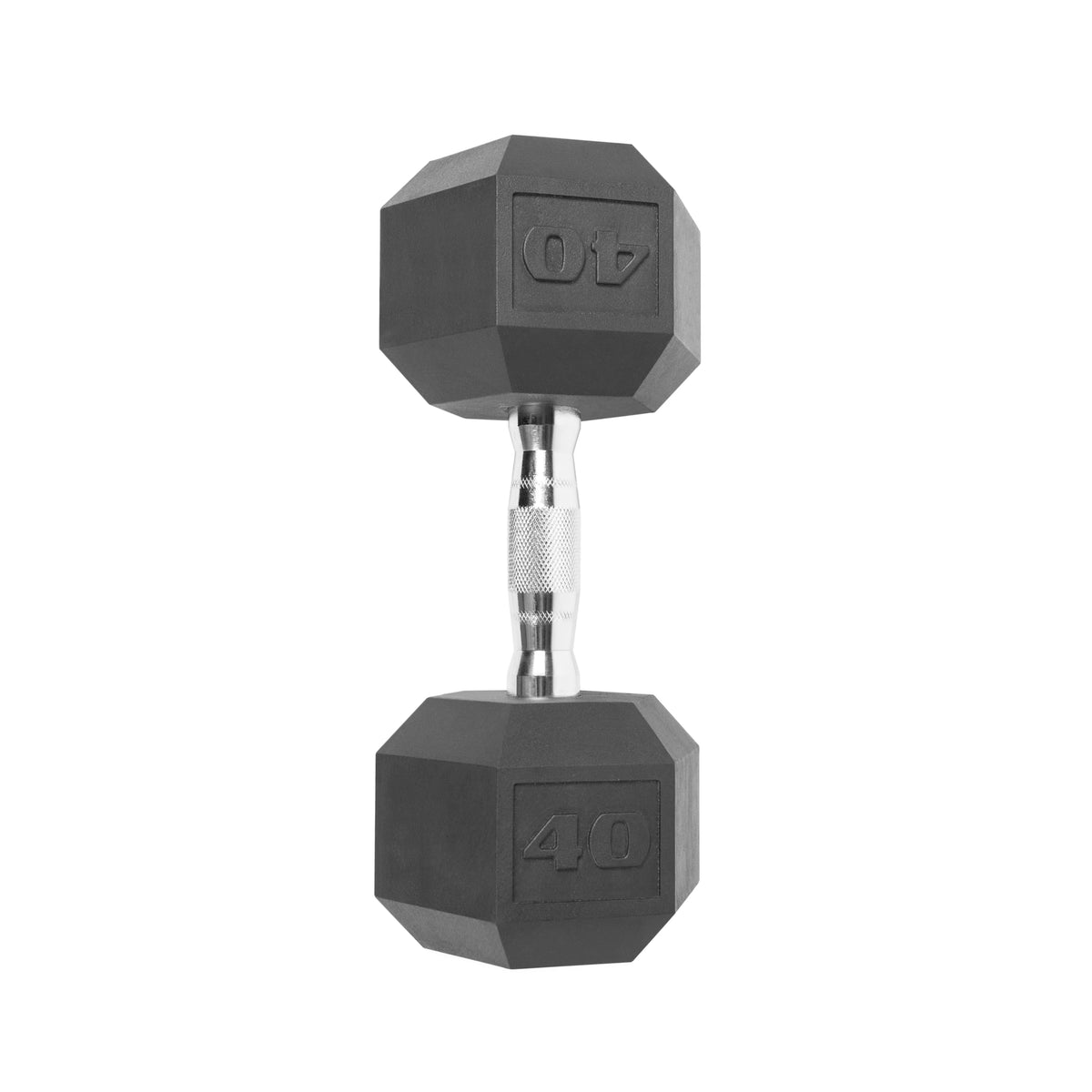 40 lbs Coated Hex Dumbbell Y4437