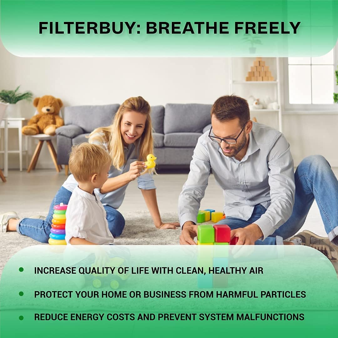 16x25x4 MERV 11 Pleated Air Filter (2-Pack) B65174