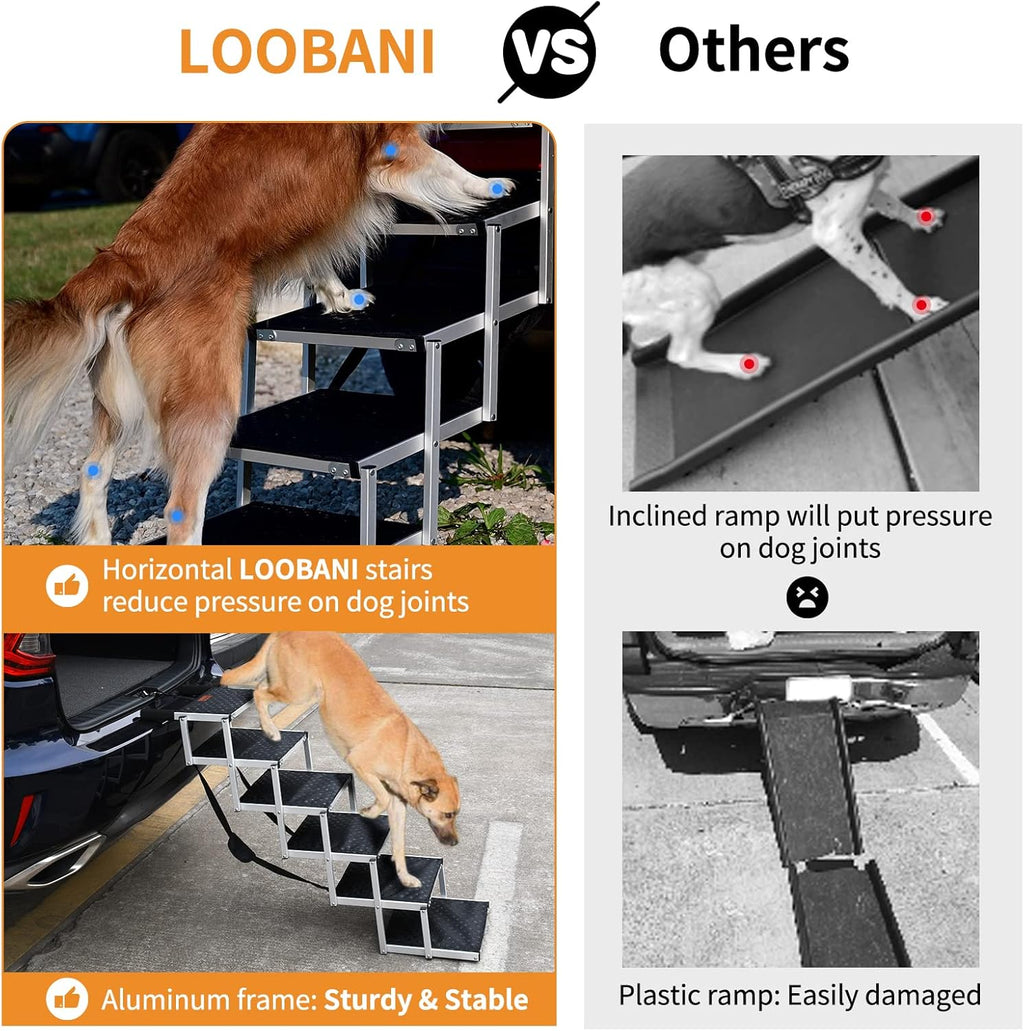 Folding Dog Ramp with Nonslip Surface J1390