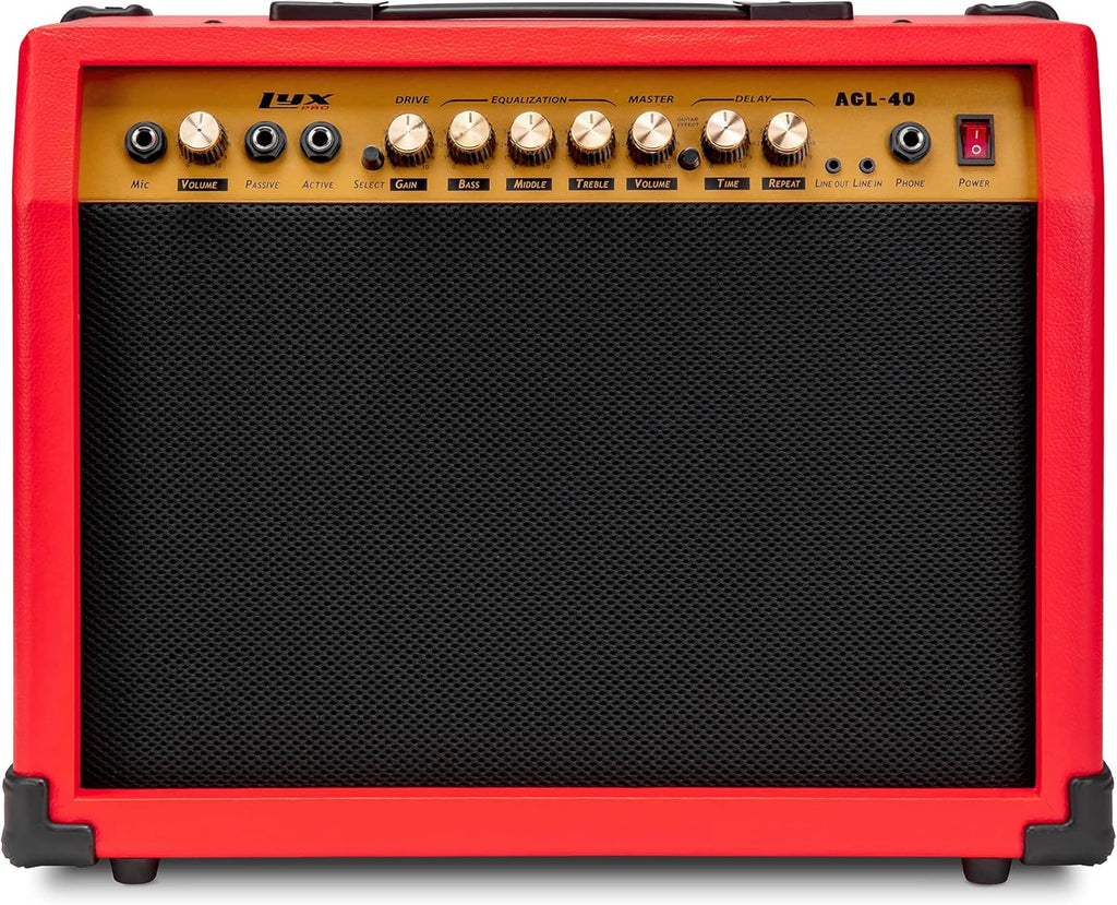 Natural Pack of 2 Electric Guitar Amp 20 Watt Amplifier Q542251