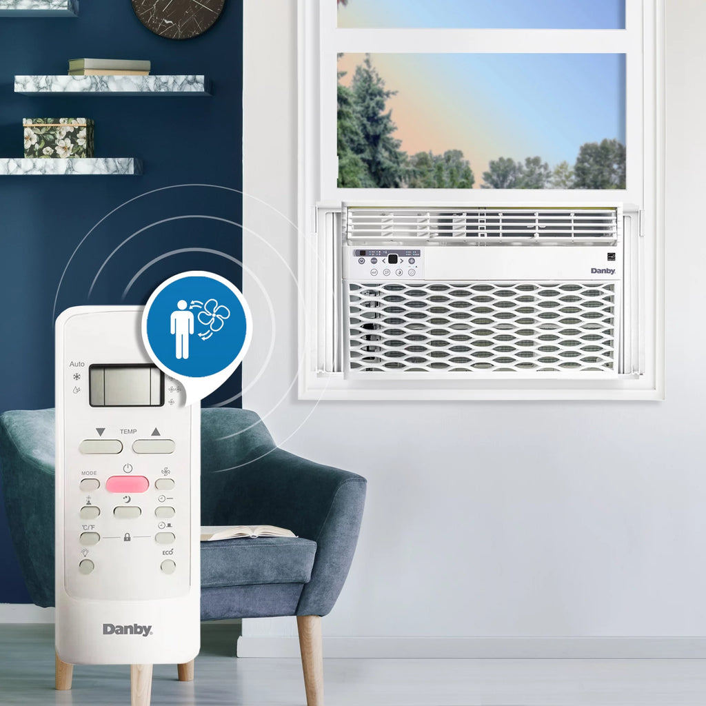 10,000 BTU White Window Air Conditioner with Remote I500142