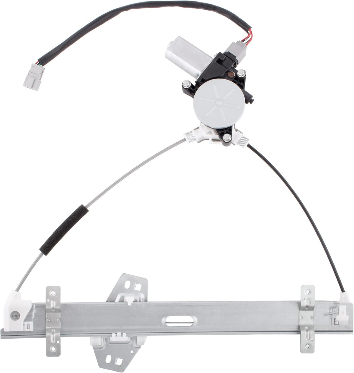 Front Left Driver Side Power Window Regulator with Motor for 2001-2005 Honda Civic 2 Door Coupe, Pack of 2 W345838