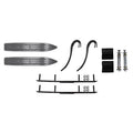 7 1/4 inch Snowmobile Skis with 4 inch Round Bars Kit H134
