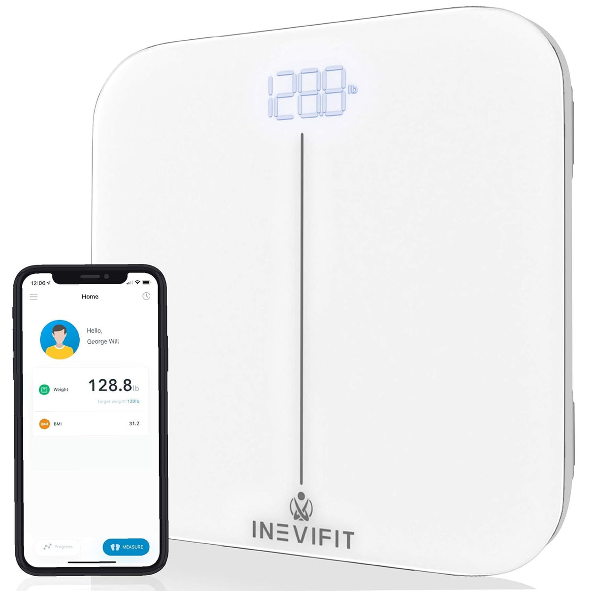 Pack of 2 Bluetooth Digital Bathroom Scale W5029