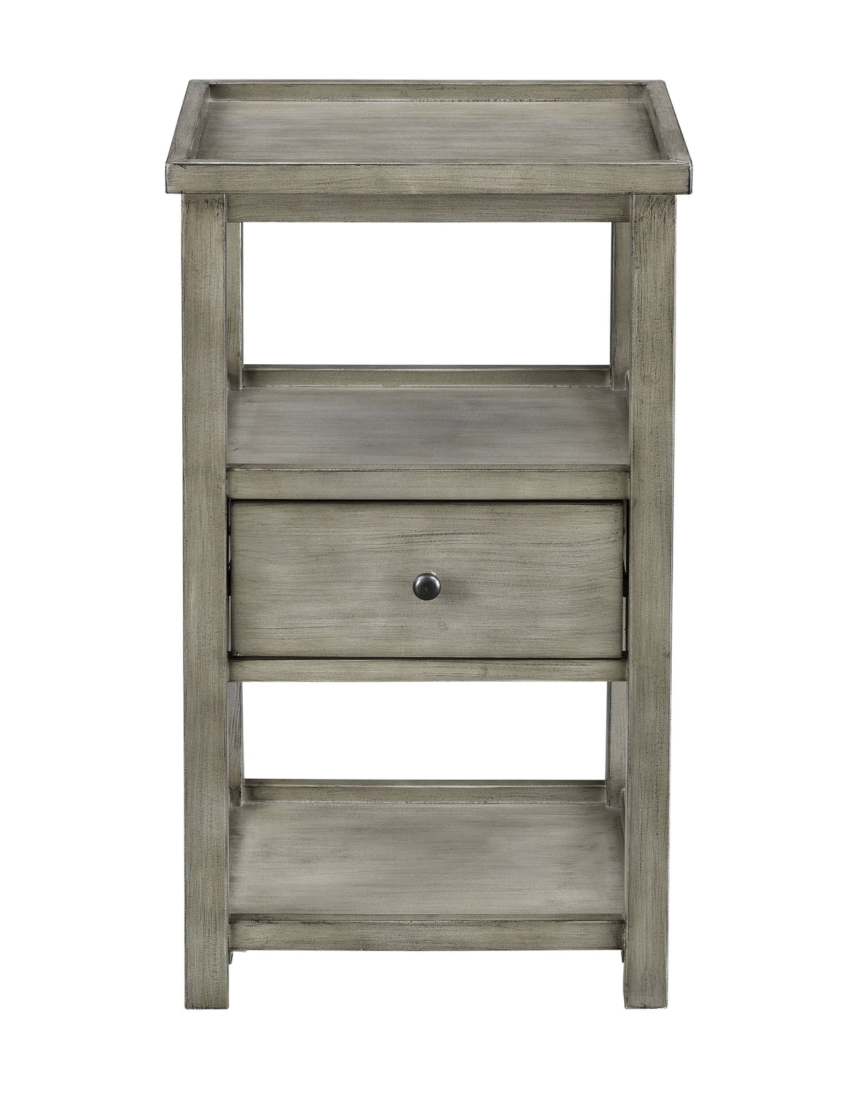 Grey One Drawer Chairside Table M149481