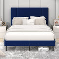 Queen Velvet Upholstered Bed Frame R349447