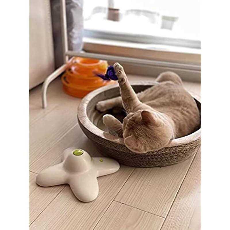 Interactive Cat Butterfly Toy with Two Replacements X5199