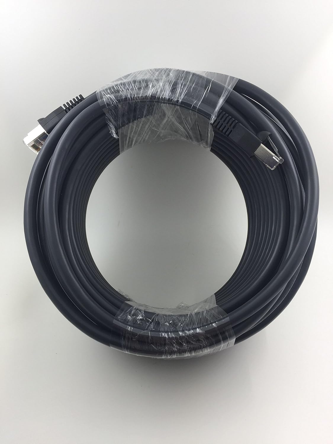 Outdoor Shielded Cat6 Cable 100ft Waterproof UV Resistant Gold Plated RJ45 Connector F295