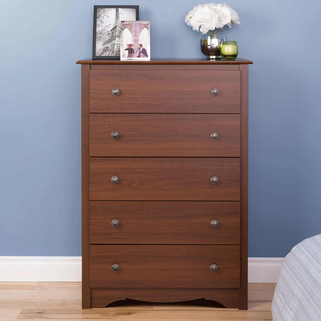 Cherry 5-Drawer Dresser L983