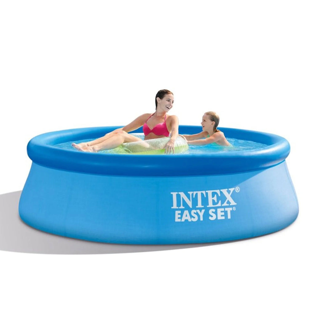 8ft x 30in Round Inflatable Above Ground Swimming Pool Q659734