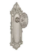 Victorian Door Knob, Satin Nickel T3786