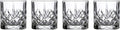 Clear Crystalline Tumbler Set of 4 G427