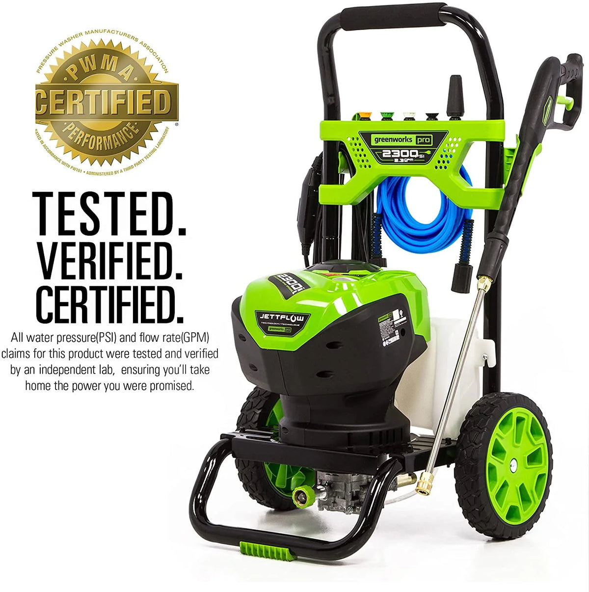 2300-PSI 14 Amp 2.3-GPM Brushless Pressure Washer W346557