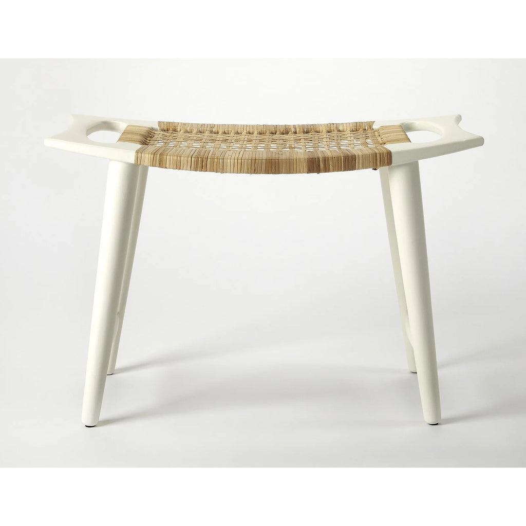 Black and Natural Foot Stool L8365