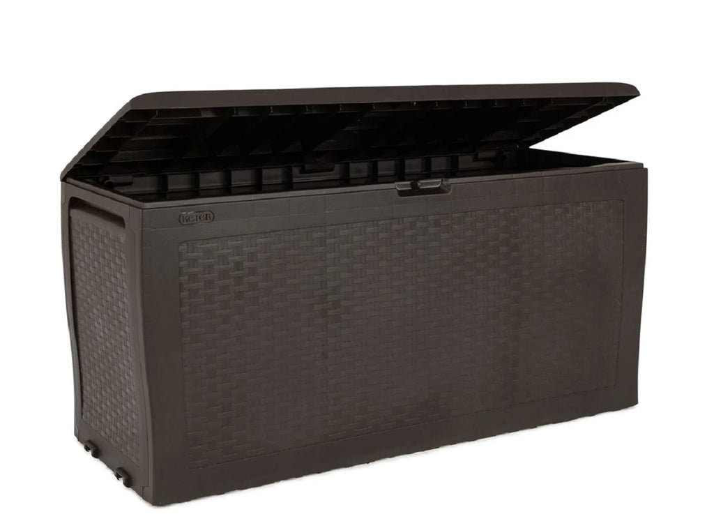 Brown Resin Outdoor Storage Deck Box J4022