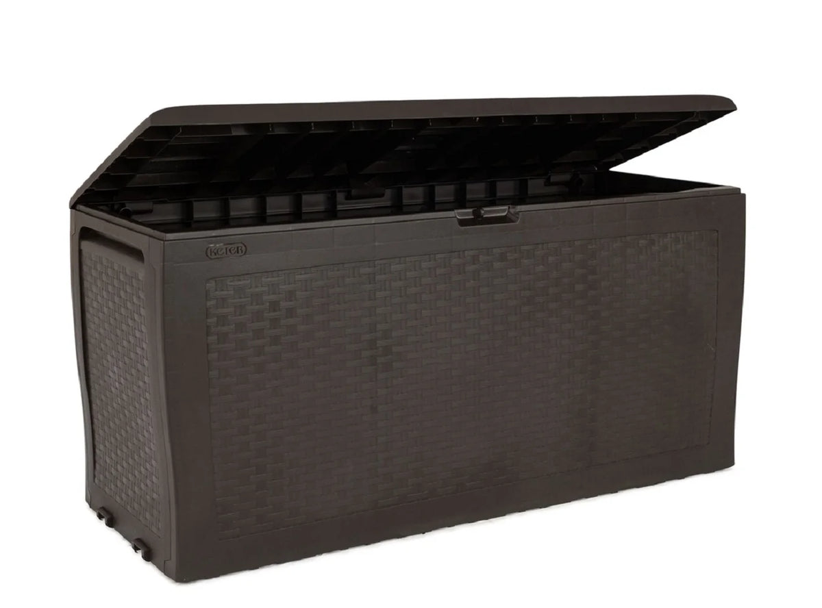 Brown Resin Outdoor Storage Deck Box J4022