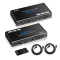 USB 3.0 KVM Switch HDMI 2-Port 4K60 HDR with Hot Key IR Remote D235376