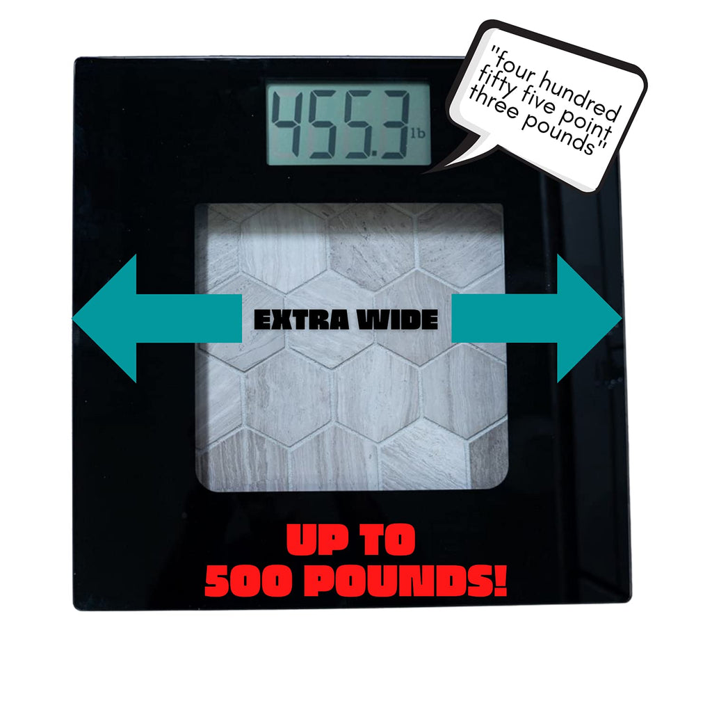 Pack of 2 Glass Digital Bathroom Scale N483760
