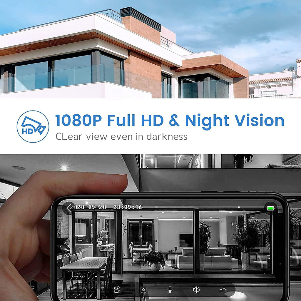 Wireless Video Doorbell Camera with Chime Y846