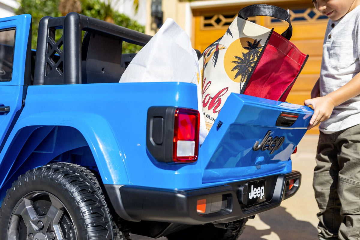 Blue 12V Battery Powered Ride-on Vehicle R3807