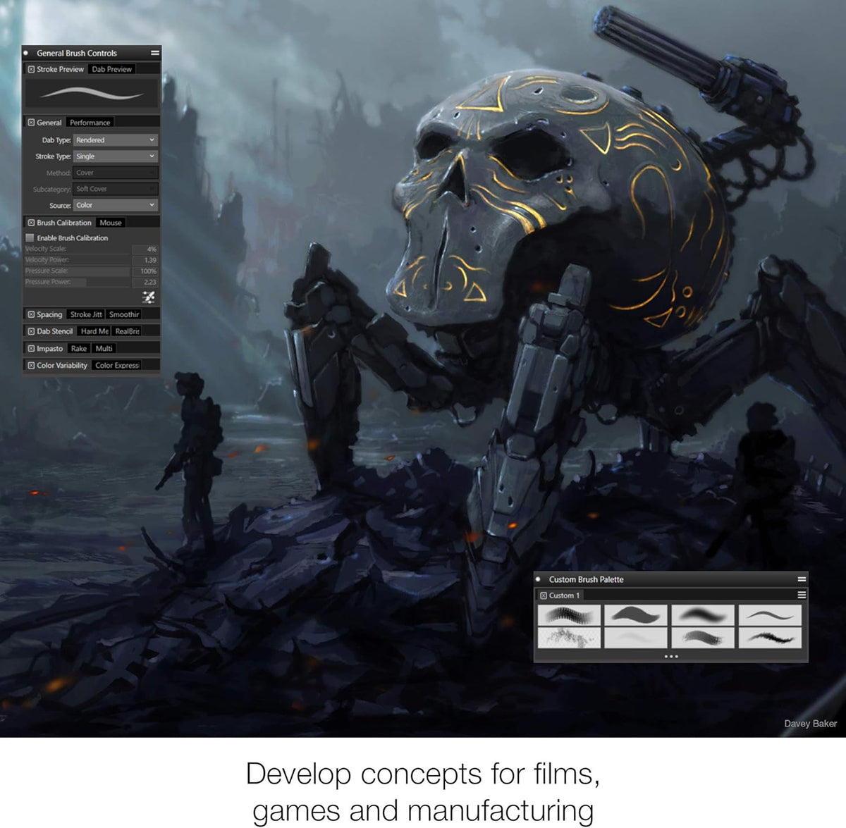 Painter 2021 Upgrade Digital Painting Software [PC/Mac Keycard] U530233