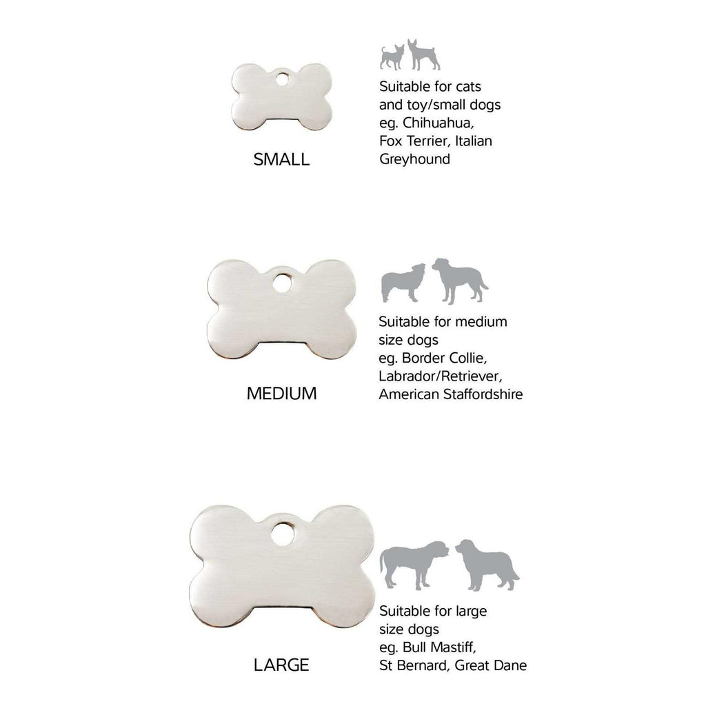 Bone Pet ID Dog Tag W8715