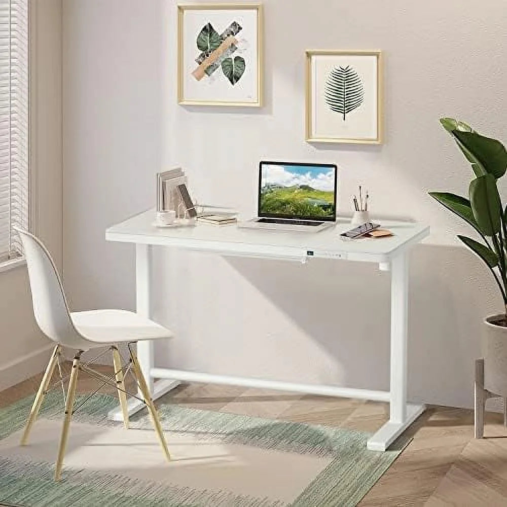 Electric Height Adjustable Standing Desk with Glass Top Z362101