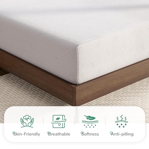 Full Size 12 Inch Memory Foam Mattress with Removable Washable Cover Y441