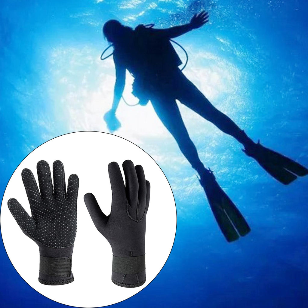 3mm Neoprene Five Finger Wetsuit Gloves M200
