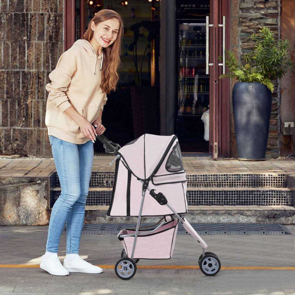 Pet Stroller Folding Carrier E122