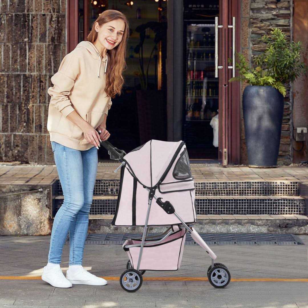 Pet Stroller Folding Carrier E122