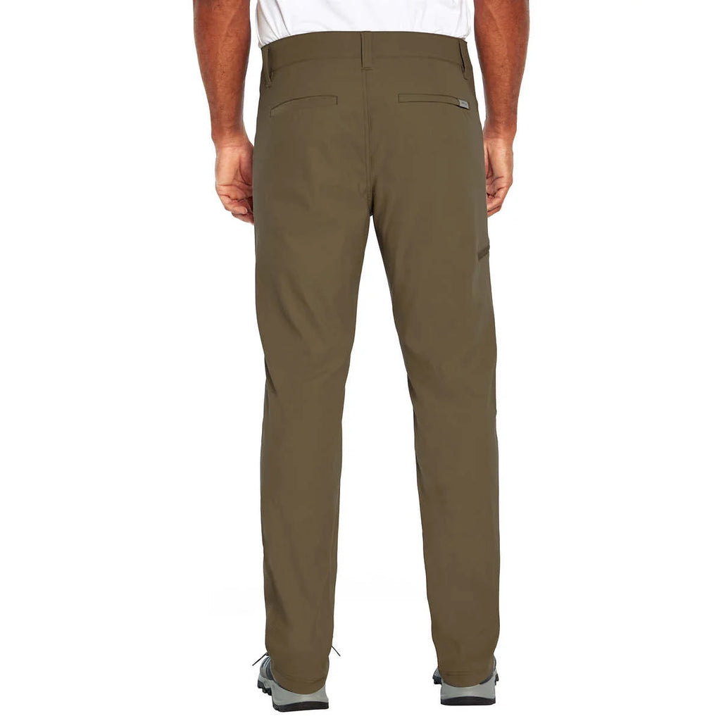Green 32 x 30 Water Resistant Stretch Trek Pants O686169