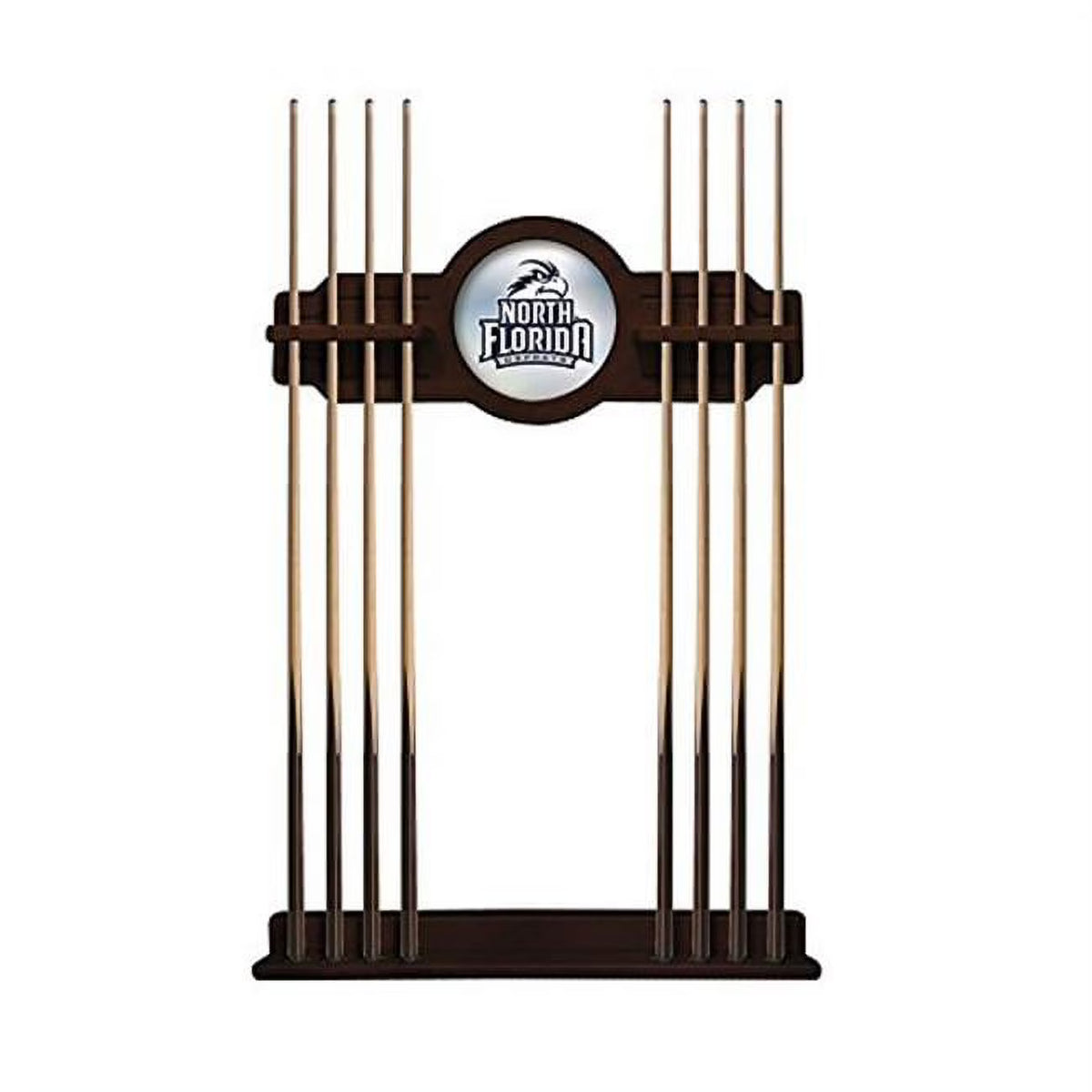 Solid Wood Cue Rack with English Tudor Finish B293030