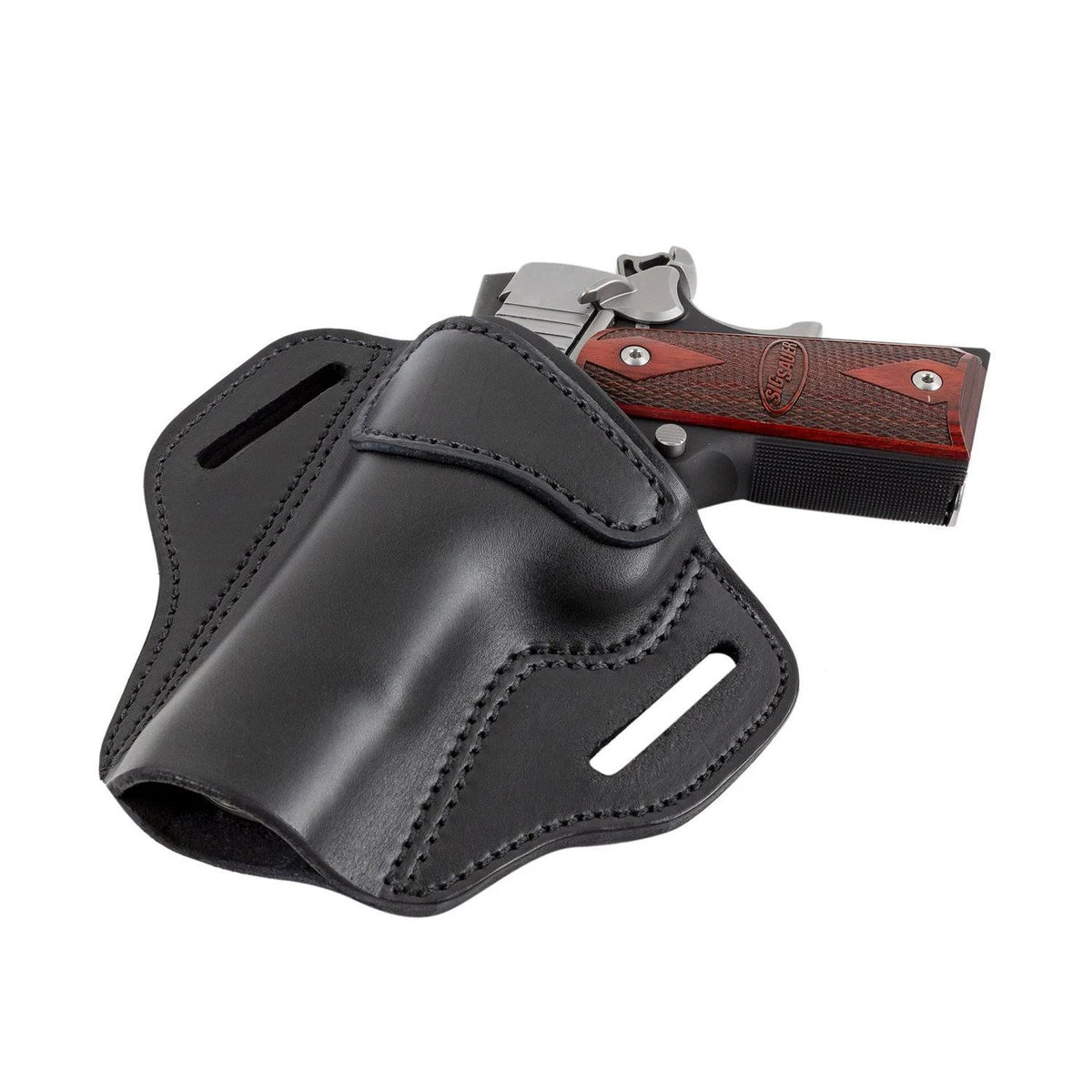 Brown Leather OWB Gun Holster M66118