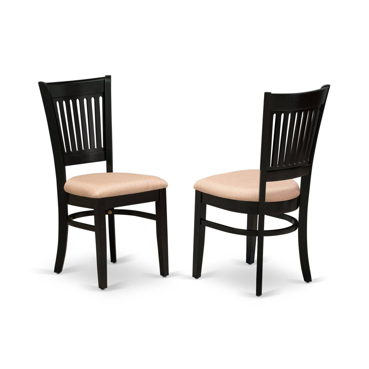 3-Piece Dining Set with Fabric Seat in Linen White X591008