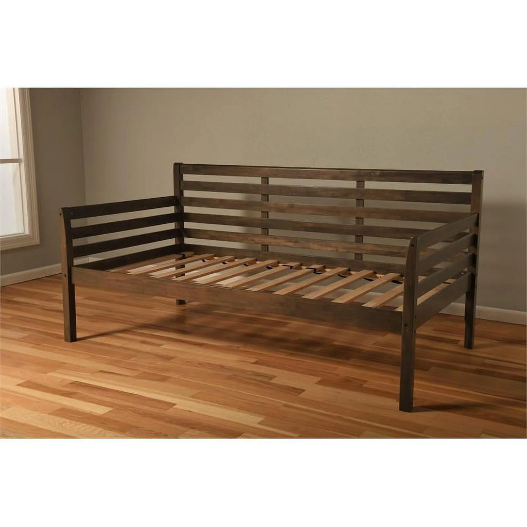 Twin Solid Wood Daybed in Rustic Walnut S498778