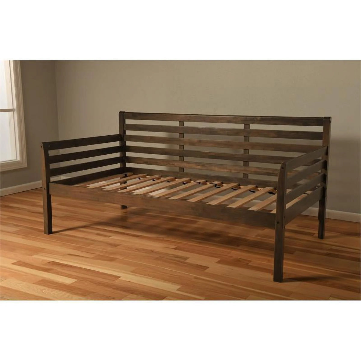 Twin Solid Wood Daybed in Rustic Walnut S498778