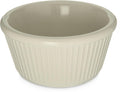 Melamine Fluted Ramekin Set, 4 oz Capacity, Bone (Case of 12) O16383