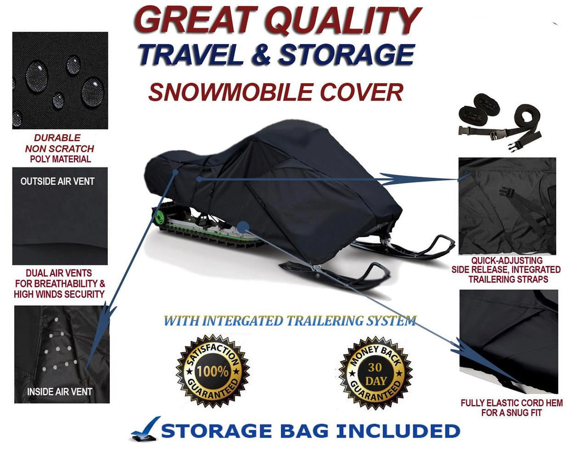 300D Snowmobile Travel and Storage Cover N113
