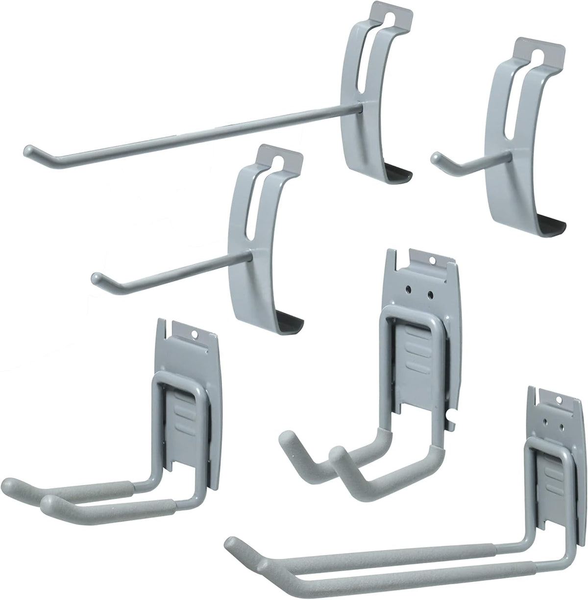 48 inch PVC Slat Wall Panel with 6 Pieces Hook set, Pack of 2 U84010
