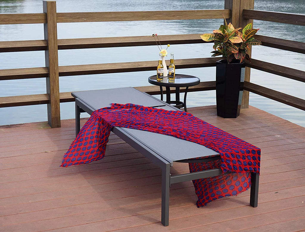 Aluminum Adjustable Chaise Lounge L480637