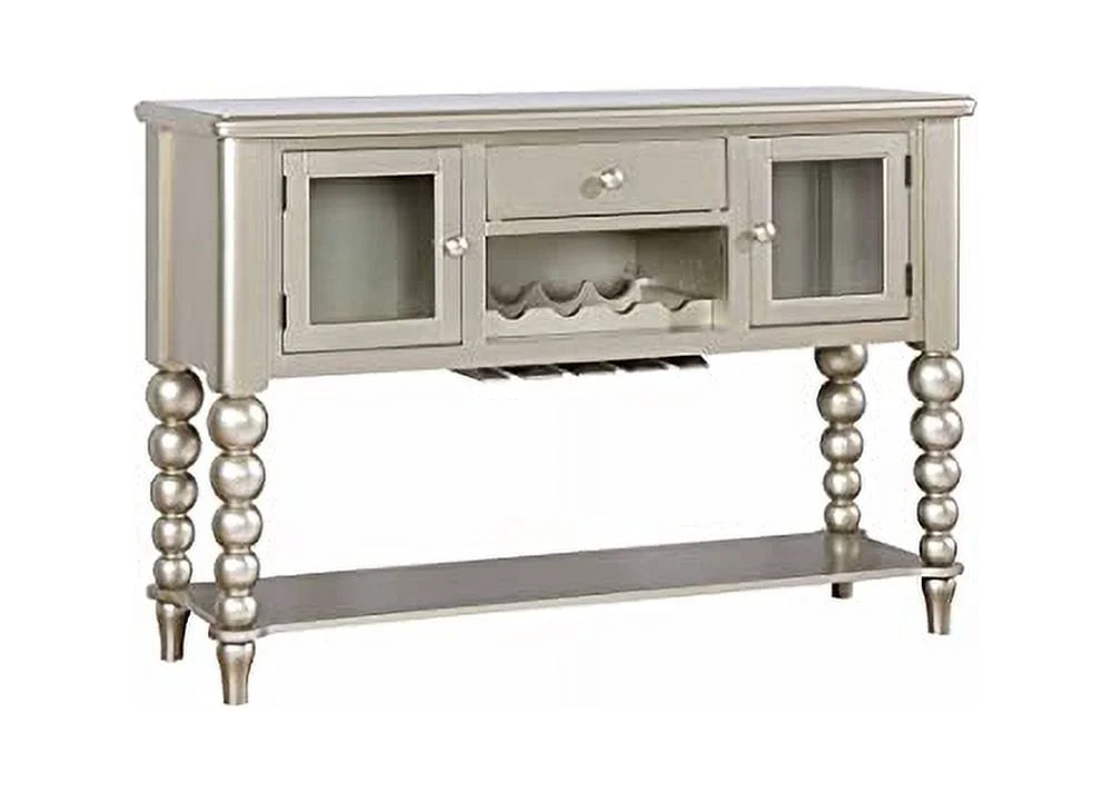Champagne Sideboard Buffet Storage Cabinet L130
