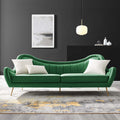Emerald Channel Tufted Performance Velvet Sofa H24817