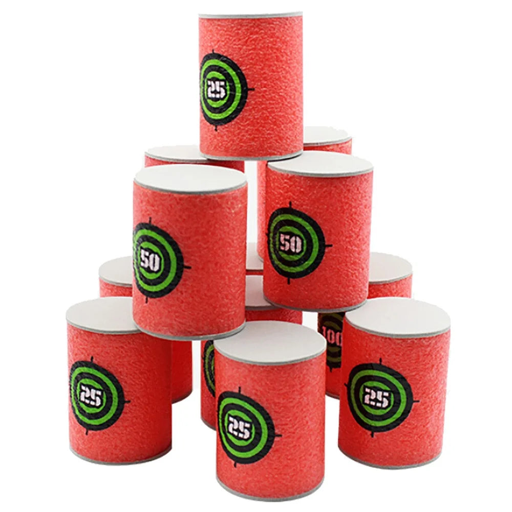 18x EVA Soft Bullet Target Dart Toy B688898